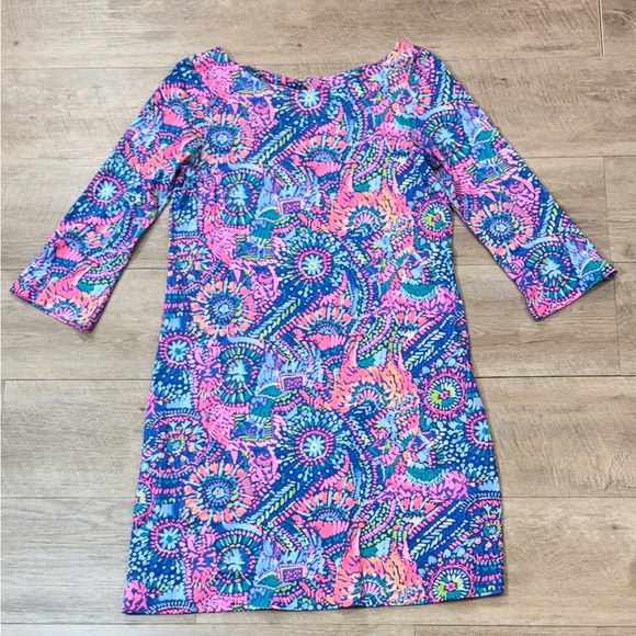 Lilly Pulitzer Bay Dress in No Prob Llama Size Medium - Picture 3 of 8